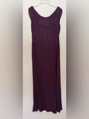 Jordan Sleeveless Maxi Dress in Deep Plum